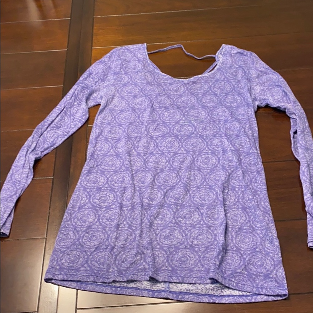 Earth yoga long sleeve T-shirt